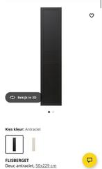 Nieuwe IKEA Flisberget kastdeuren - Zwart, Huis en Inrichting, Ophalen, Kunststof, 200 cm of meer, Nieuw