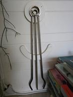 Openhaard tang / set, Huis en Inrichting, Haarden, Ophalen, Gebruikt, Houthaard