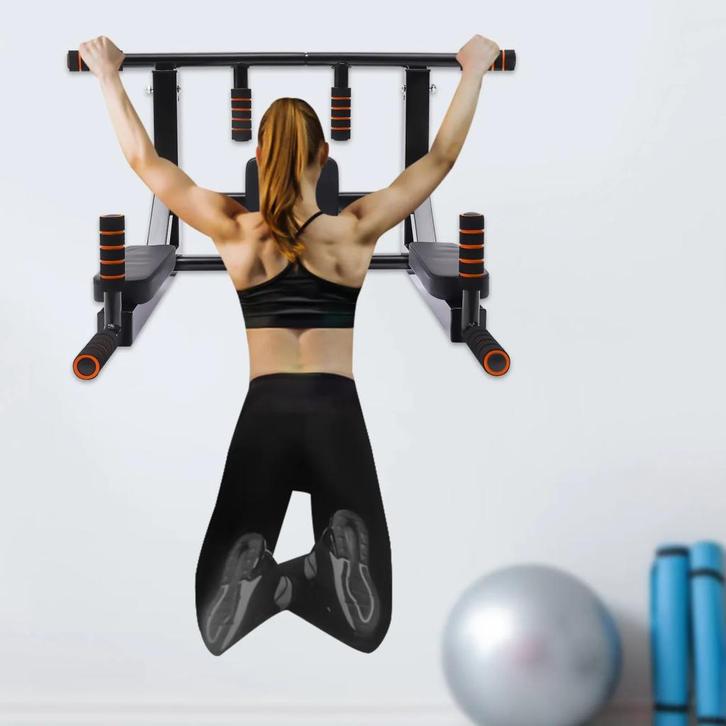 Wandgemonteerde Optrekstang, Sport en Fitness, Fitnessmaterialen, Nieuw, Oprekstang, Armen, Benen, Borst, Buik, Rug, Verzenden