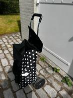 Boodschappen trolley, Wieltjes, 30 cm of meer, Zwart, Ophalen of Verzenden