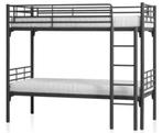 Stapelbed metaal, Huis en Inrichting, Ophalen, Gebruikt, 160 tot 180 cm, Tweepersoons