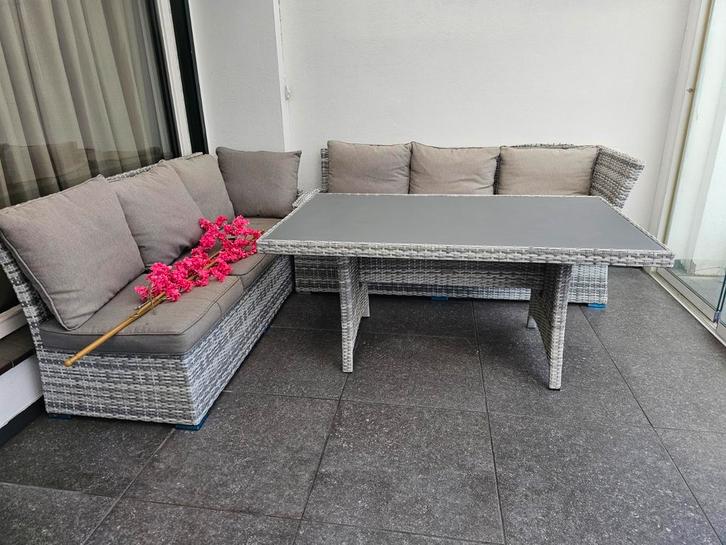 Loungeset, Tuin en Terras, Tuinsets en Loungesets, Gebruikt, Ophalen