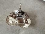 Sierlijk verzilverd bonbon mandje schaaltje bonbonnière., Antiek en Kunst, Ophalen of Verzenden