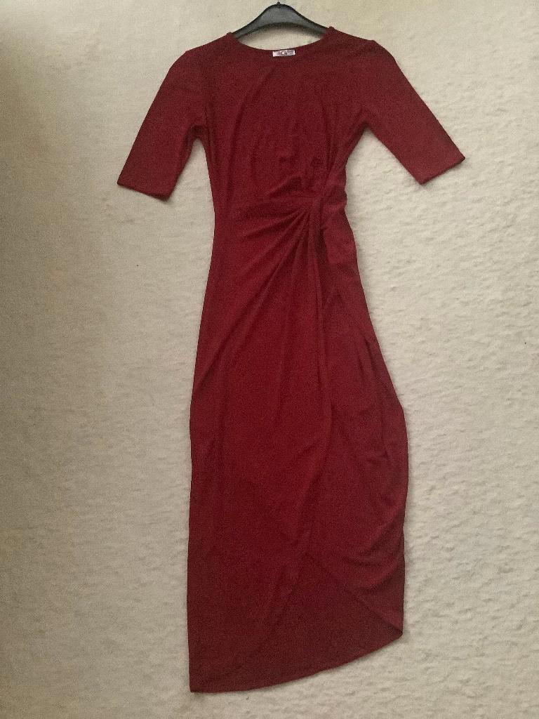 Mooie jurk van WalG, maat L. Rood, Kleding | Dames, Maat 38/40 (M), Ophalen of Verzenden, Zo goed als nieuw, WalG