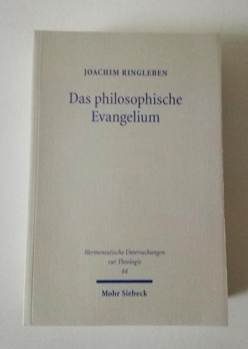 Das philosophische Evangelium - Joachim Ringleben, Boeken, Godsdienst en Theologie, Zo goed als nieuw, Ophalen of Verzenden