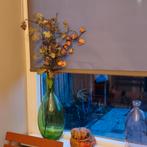 Grote glazen vaas met kunstherfsttakken., Ophalen, Zo goed als nieuw