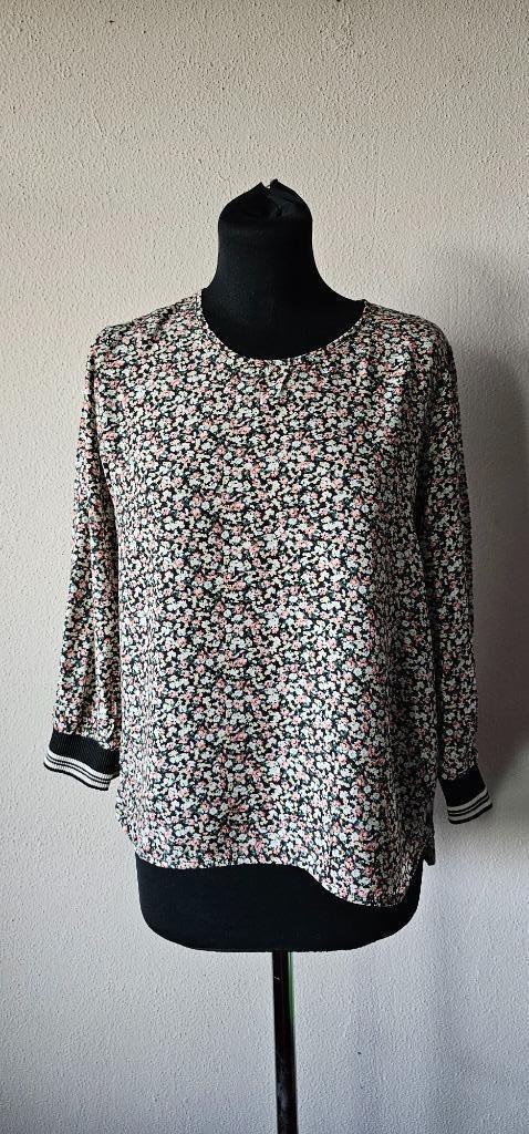 bloemprint blouse van Bellerose maat m (3825), Kleding | Dames, Blouses en Tunieken, Ophalen of Verzenden