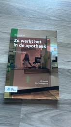 J.R. Mentink - Zo werkt het in de apotheek, Ophalen of Verzenden, Zo goed als nieuw, J.R. Mentink; C.R.C. Huizinga-Arp