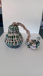 Hanglamp van keramiek.
Retro, Huis en Inrichting, Lampen | Hanglampen, Overige materialen, Gebruikt, Ophalen of Verzenden, Minder dan 50 cm