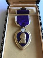 Ww2 US Purple Heart compleet, Verzamelen, Militaria | Tweede Wereldoorlog, Verzenden, Landmacht, Amerika