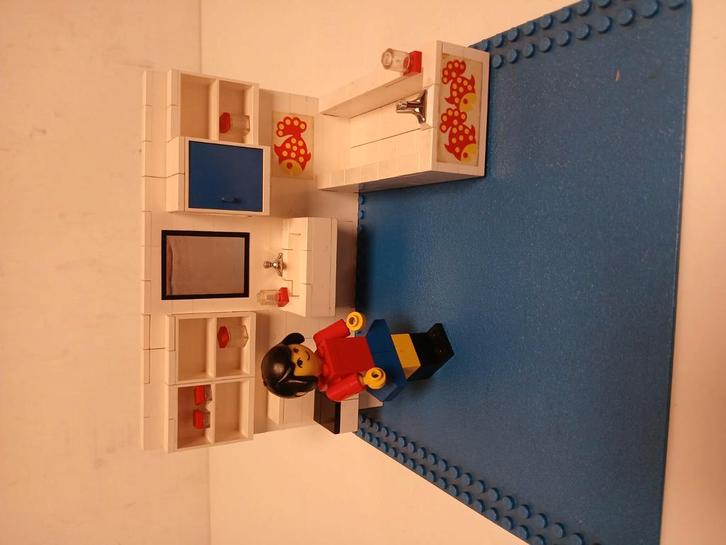 Vintage lego 265 badkamer homemaker met alle stickers, Kinderen en Baby's, Speelgoed | Duplo en Lego, Zo goed als nieuw, Ophalen of Verzenden