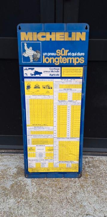 Vintage Michelin bandentabel - Agricole uit 1984. beschikbaar voor biedingen