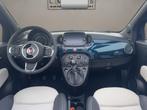 Fiat 500C 1.0 Hybrid Dolcevita 2023 BLAUW | Cabrio | Climate, Gebruikt, Euro 6, Cabriolet, Leder en Stof