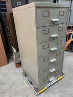 Retro vintage ladenkast, Huis en Inrichting, Kasten | Ladekasten, Ophalen, Gebruikt, Metaal