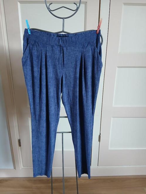 Stretch broek Jane Lushka maat xxl(xl), Kleding | Dames, Broeken en Pantalons, Zo goed als nieuw, Maat 46/48 (XL) of groter, Blauw