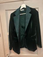 Mango Velvet Blazer - Donkergroen - Ongedragen, Kleding | Dames, Ophalen of Verzenden, Nieuw, Groen, Jasje