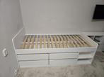 IKEA SLÄKT bedframe met lattenbodem, Huis en Inrichting, Slaapkamer | Bedden, Ophalen, Gebruikt, 90 cm, Eenpersoons