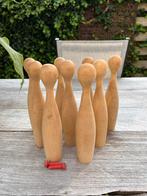 9 Kegels hout, Ophalen of Verzenden