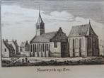 ets Kerk Noordwijk aan Zee 18e eeuw, Abraham Rademaker, Antiek en Kunst, Verzenden