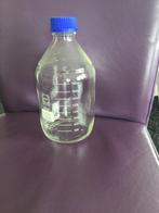 Laboratoriumfles 2 ltr Duran en Schott nieuw met dop, Ophalen of Verzenden, Nieuw, Overige typen