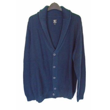 Donkerblauw vest marine cardigan L/50 nieuw! beschikbaar voor biedingen