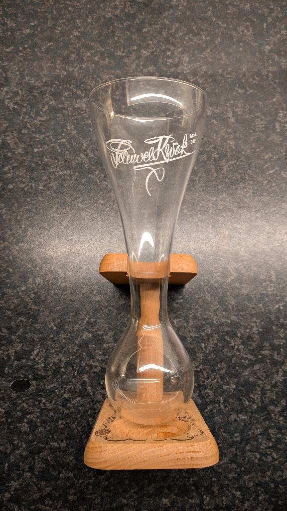 Bierglas met houder Pauwel Kwak, Verzamelen, Biermerken, Zo goed als nieuw, Glas of Glazen, Overige merken, Ophalen of Verzenden