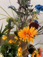 # WAUW! Luxe toetervaas met zijdebloemen #, Huis en Inrichting, Woonaccessoires | Vazen, Overige materialen, Overige kleuren, Ophalen of Verzenden