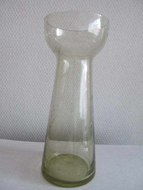 Hyacinth vaas., Huis en Inrichting, Woonaccessoires | Vazen, Zo goed als nieuw, Groen, Minder dan 50 cm, Glas, Ophalen