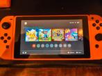 Nintendo Switch Mario editie + micro SD 128gb en toebehoren, Ophalen of Verzenden, Zo goed als nieuw, Zonder controller, Switch 2019 Upgrade