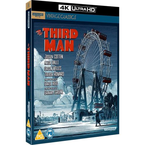 The Third Man (Vintage Classics) 4K UHD Blu-Ray UK (Geseald), Cd's en Dvd's, Blu-ray, Nieuw in verpakking, Actie, Ophalen of Verzenden