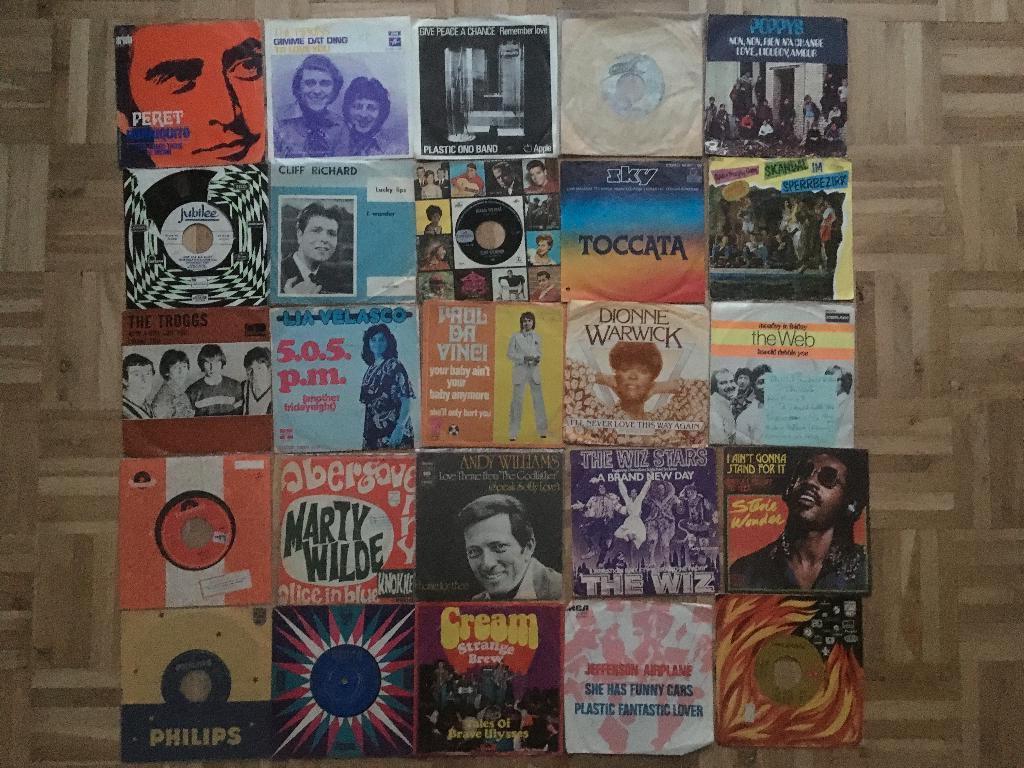 Verzameling van pop&rock singels jaren '60,'70,'80,'90., Cd's en Dvd's, Vinyl Singles, Gebruikt, 7 inch, Single, Ophalen of Verzenden