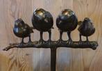 4 VOGELS OP TAK / FAMILIE / bronzen tuinbeeld, Nieuw, Info@huisentuindecoratiemarie.nl, Huis en tuin decoratie marie, Peize