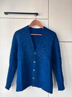 Kobaltblauwe cardigan / vest dikke kwaliteit wolblend, Kleding | Dames, Truien en Vesten, Maat 38/40 (M), Blauw, Ophalen of Verzenden