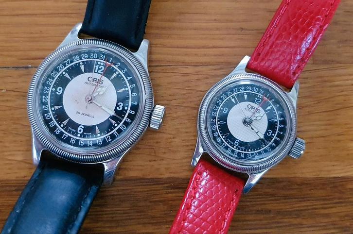 Oris Horloges - Prima Staat!, Sieraden, Tassen en Uiterlijk, Horloges | Heren, Overige merken, Leer, Ophalen of Verzenden