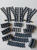55 stuks Lego city trein spoor rails, Ophalen of Verzenden, Zo goed als nieuw, Losse stenen, Lego