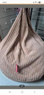 Lounge Pug Zitzak + Kussen (beschadigd), Ophalen, Gebruikt, Beige, Zitzak