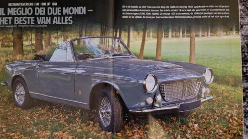 Fiat cabrio 1961,  Ook voor de 1200, 1500 , Osca  onderdelen, Auto's, Oldtimers, Particulier, Fiat, Benzine, Cabriolet, Handgeschakeld