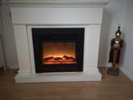 Electrici schouw haard met warmte, Huis en Inrichting, Haarden, Ophalen, Zo goed als nieuw, Vrijstaande haard, Elektrische haard