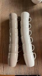 Mokken xenos servies Juliet 12 stuks, Ophalen of Verzenden, Zo goed als nieuw, Effen, Kop(pen) en/of Schotel(s)