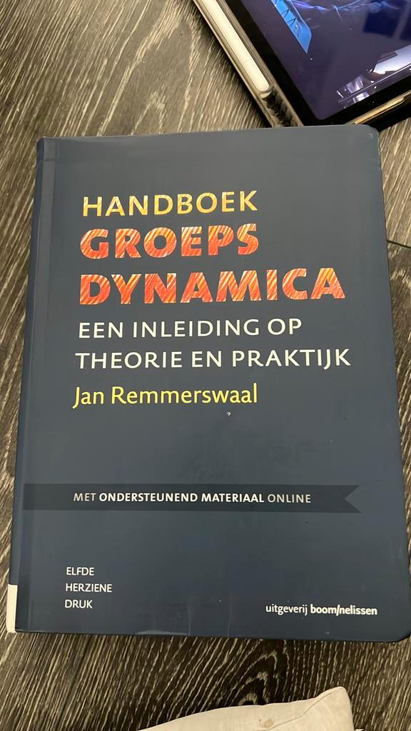 Jan Remmerswaal - Handboek groepsdynamica, Boeken, Wetenschap, Zo goed als nieuw, Sociale wetenschap, Ophalen of Verzenden
