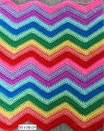 Gondas Creaties Regenboog zigzag deken of poppendeken, Ophalen of Verzenden, Nieuw