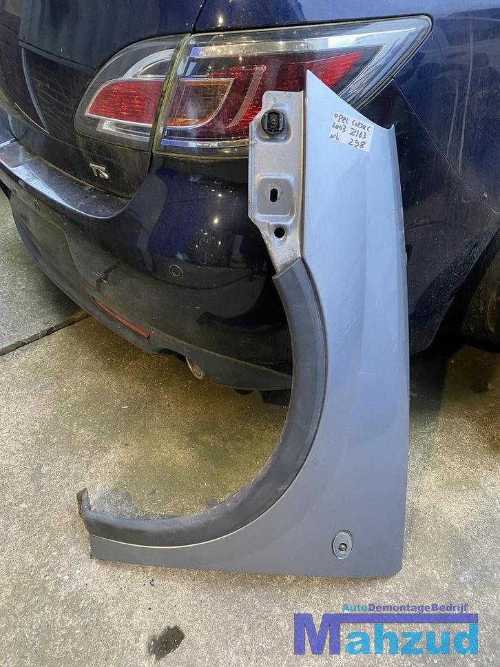 OPEL CORSA C Grijs Z163 links Voorscherm zijscherm scherm, Auto-onderdelen, Carrosserie en Plaatwerk, Spatbord, Opel, Gebruikt