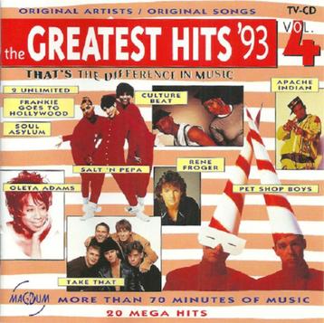 CD-sale VARIOUS - The Greatest Hits '93 Vol.4  beschikbaar voor biedingen