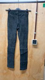 Nieuw antraciet grijze leren broek maat S merk Ginger, Ophalen of Verzenden, Nieuw, Grijs, Lang