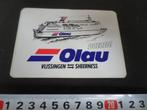 sticker Ferry  OLAU Vlissingen Sheerness  DOEDOEN !  *, Verzamelen, Ophalen, Zo goed als nieuw, Bedrijf of Vereniging