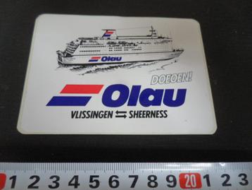 sticker Ferry  OLAU Vlissingen Sheerness  DOEDOEN !  * beschikbaar voor biedingen