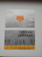Nationale Platenbon 2 stuks ongebruikt, nostalgie!, Verzamelen, Ophalen of Verzenden, Nieuw
