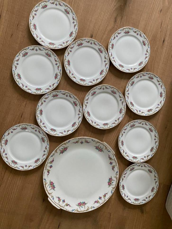 Mooi H&G Heinrich Selb Bavaria Servies, Antiek en Kunst, Antiek | Servies los, Ophalen