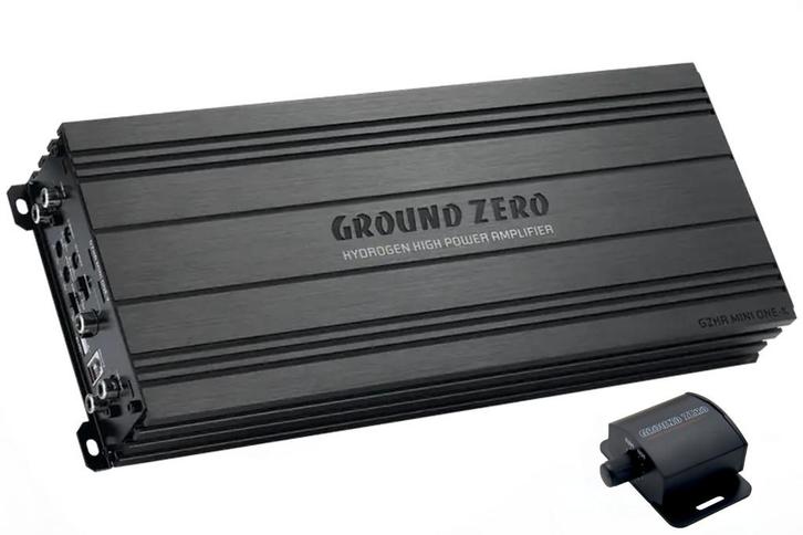 Ground Zero GZHA MINI ONE-K Monoblock 1000Wrms + Controller, Auto diversen, Autospeakers, Nieuw, Ophalen of Verzenden