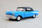 Chevrolet Bel Air 1957 cabrio softtop, blauw. 1/43, Welly., Hobby en Vrije tijd, Modelauto's | 1:43, Ophalen of Verzenden, Nieuw